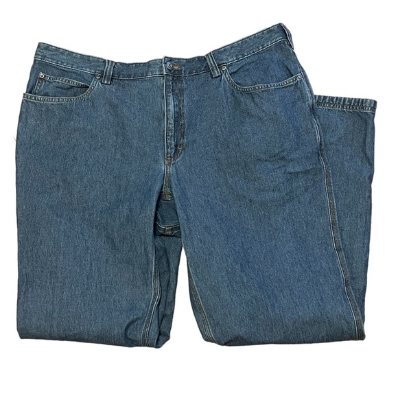 Duluth Trading Co. men’s relaxed fit medium wash jeans - Picture 3 of 5